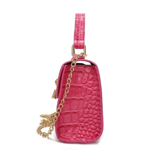 NWT- Cute Mini Croc Bag in Pink. Private Label- OFFERS WELCOME‼️‼️ - Picture 6 of 6